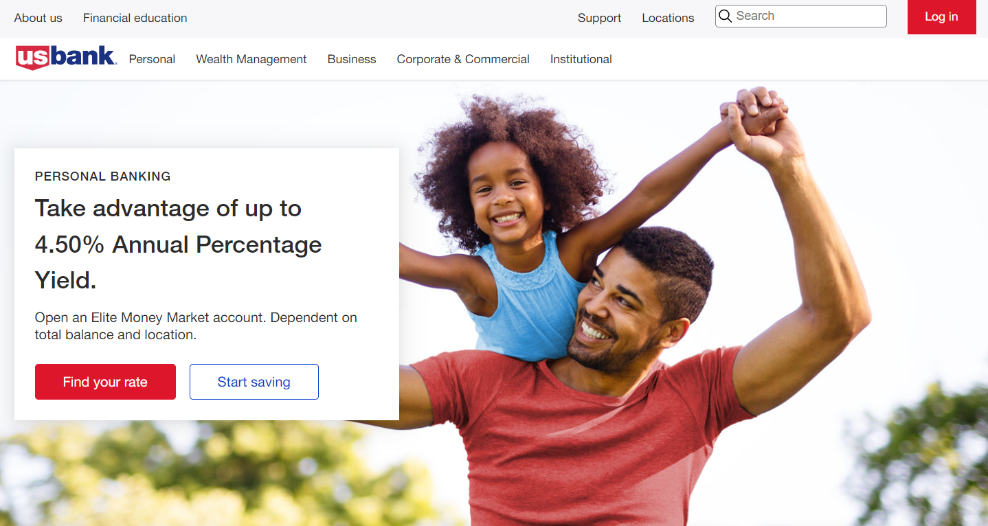 us bank home page